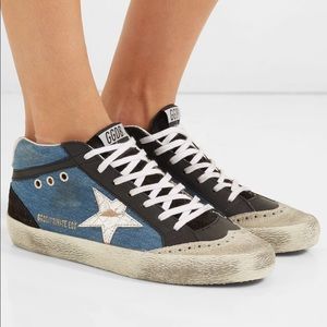 Golden Goose distressed denim midstars
